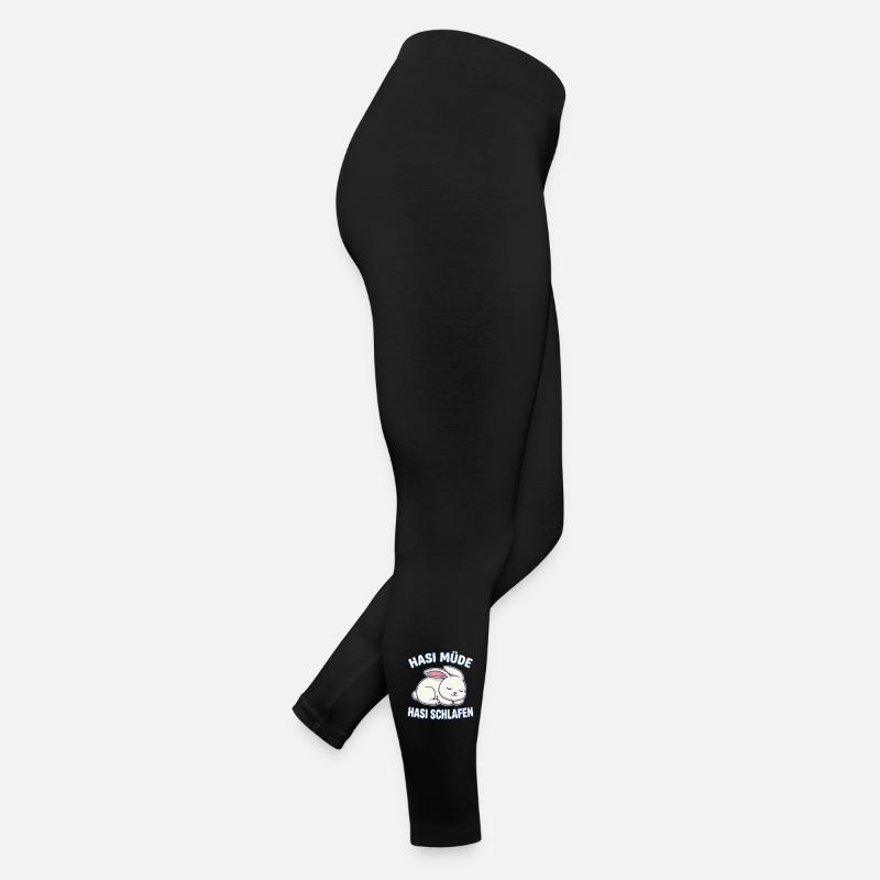 Hasi Müde Hasi Schlafen Hase  Frauen Jersey Leggings