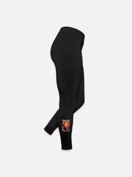 Stravinsky Piano Fire - Women’s Jersey Leggings - black - Right