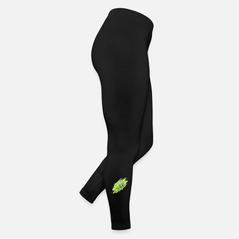 Neon Chamäleon Spritzer Frauen Jersey Leggings