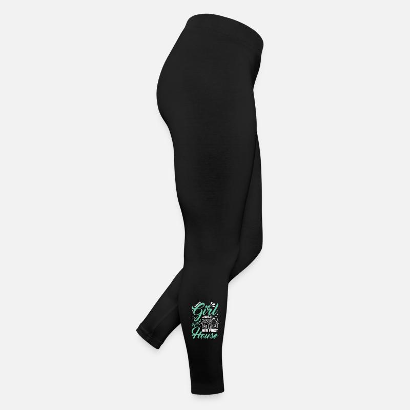 Dieses Mädchen hat ihr erstes Zuhause gekauft Frauen Jersey Leggings
