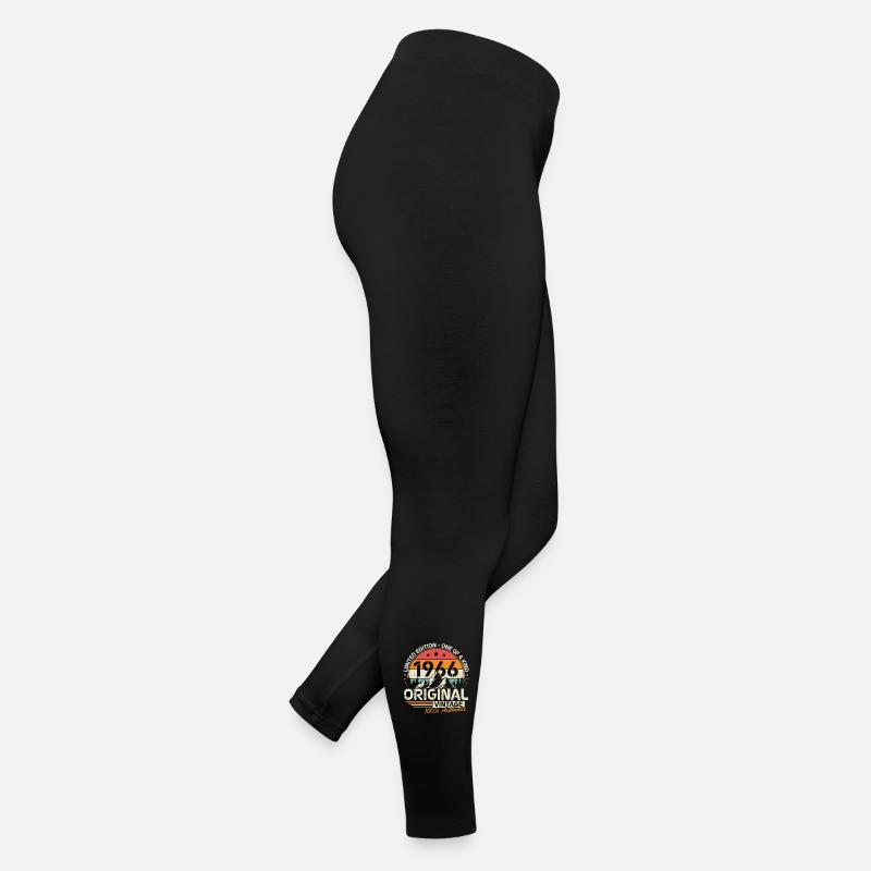 1966 Original Vintage Geburtstag Geschenk Frauen Jersey Leggings
