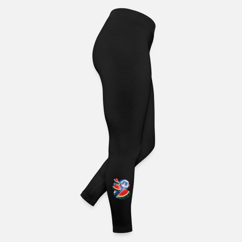 Weltraummelone Neon Kosmos Frauen Jersey Leggings
