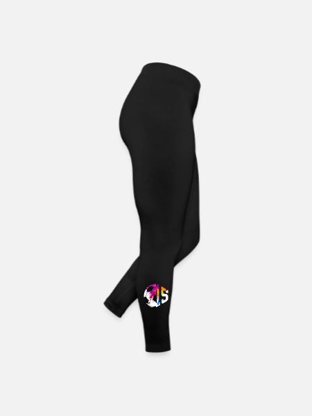NR. 15 FUßBALLER NUMMER 15 FUßBALL 15. GEBURTSTAG - Frauen Jersey Leggings - Schwarz - Rechts
