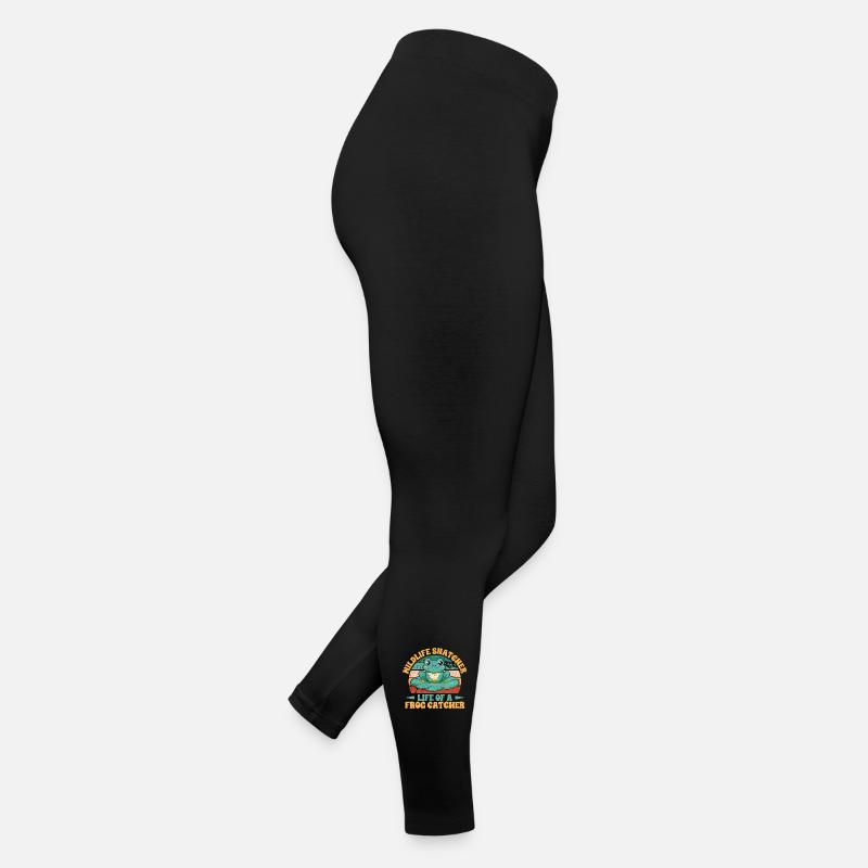 Frog Catcher Mildlife Snatcher Frog Frauen Jersey Leggings