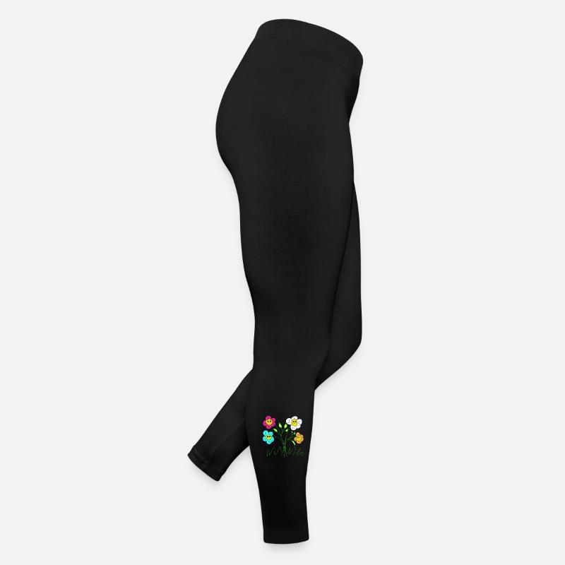 Fröhliche Blüten  Garten Blumen Frauen Jersey Leggings