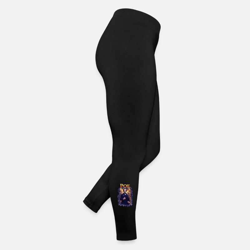 Edgar Allan Poe Porträt Frauen Jersey Leggings