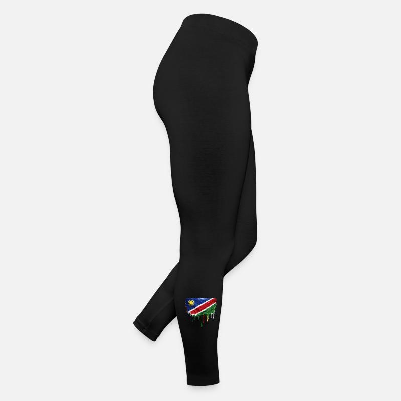 Namibia Flag Drop Art Women’s Jersey Leggings