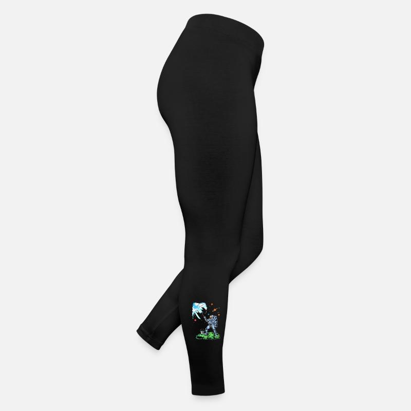 Astronauten-Mal-Raumhemd Frauen Jersey Leggings