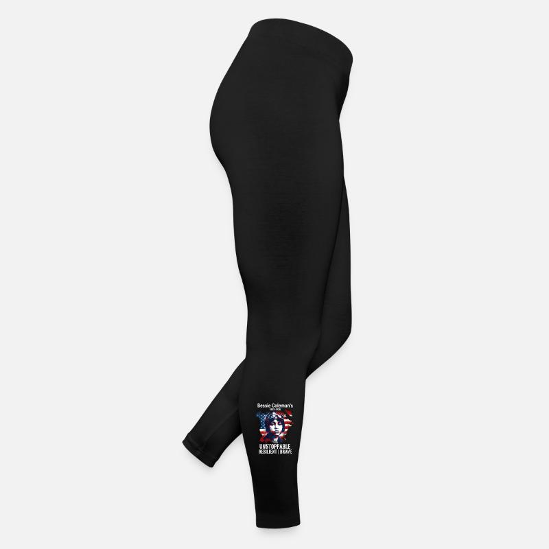 Bessie Coleman Courageous aviation pioneer Women’s Jersey Leggings