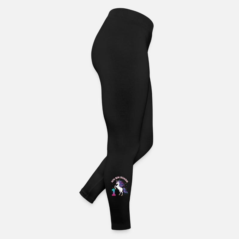 1. Geburtstag Einhorn Mädchen Ich bin schon 1 Frauen Jersey Leggings