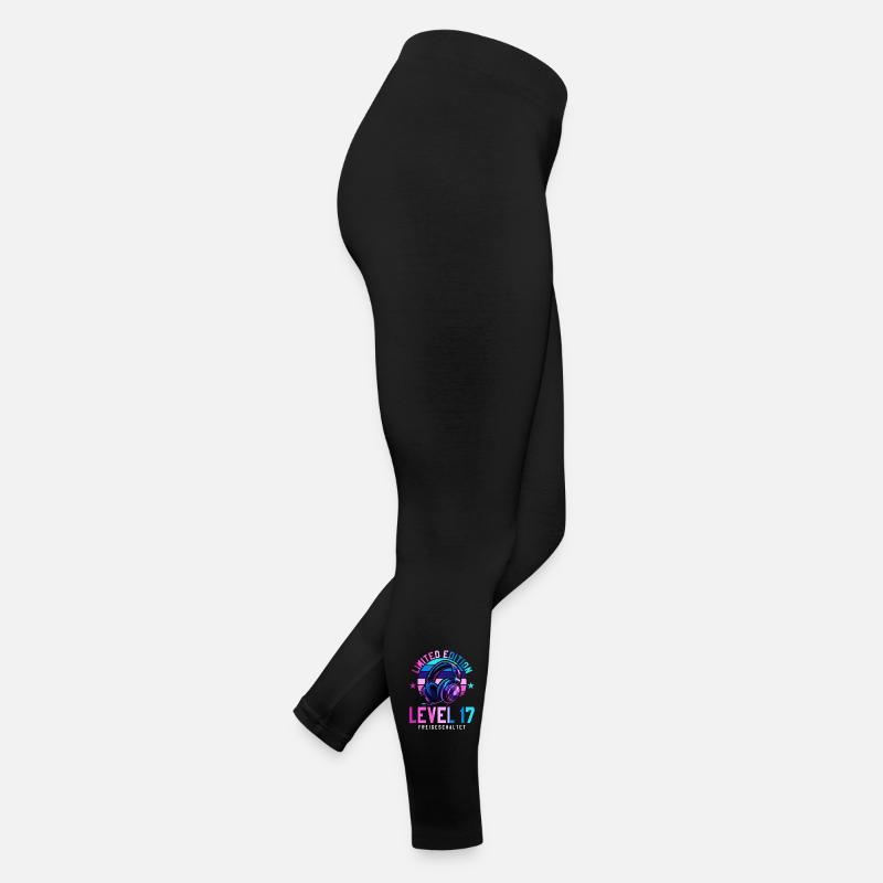 17. Geburtstag Junge Mädchen Gamer Level 17 Jahre Frauen Jersey Leggings