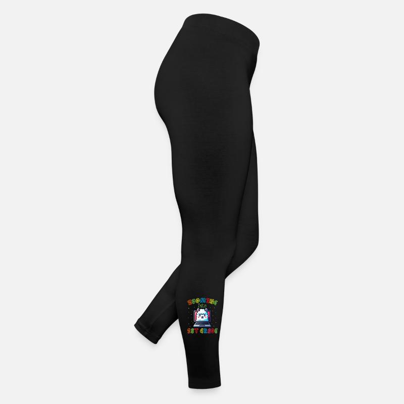 Regenbogenlama auf der Leinwand Frauen Jersey Leggings