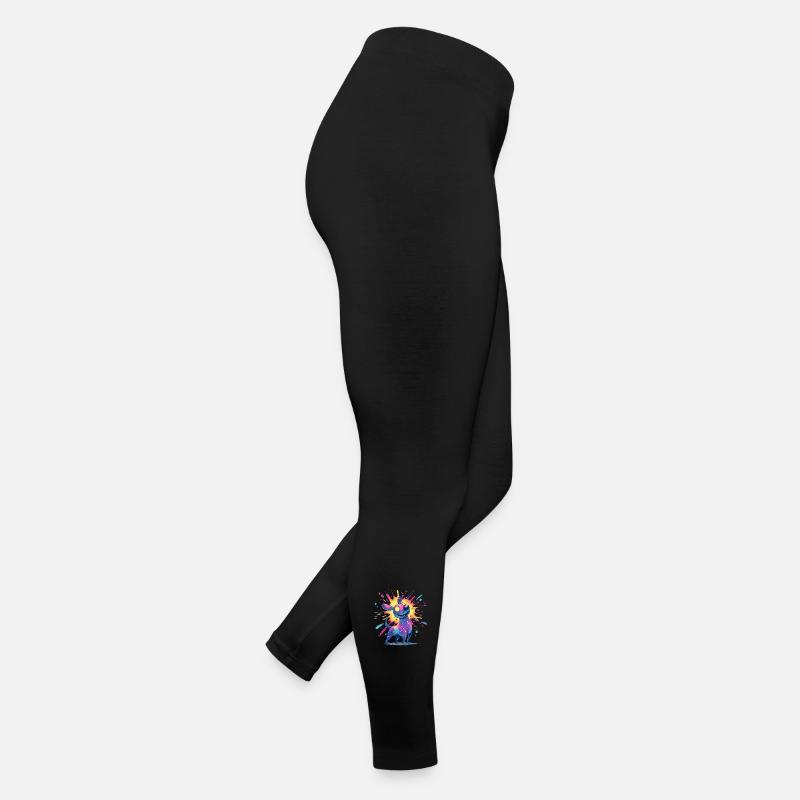 Galactic Color Dog Women’s Jersey Leggings