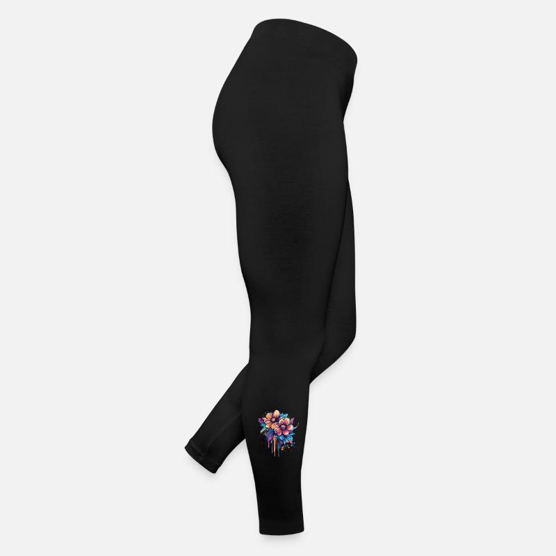 Color Explosion Bouquet Women’s Jersey Leggings