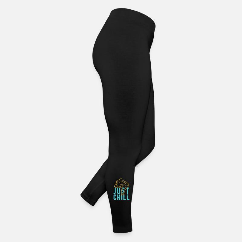 Just Chill Tiger – Relaxed Saying Women’s Jersey Leggings