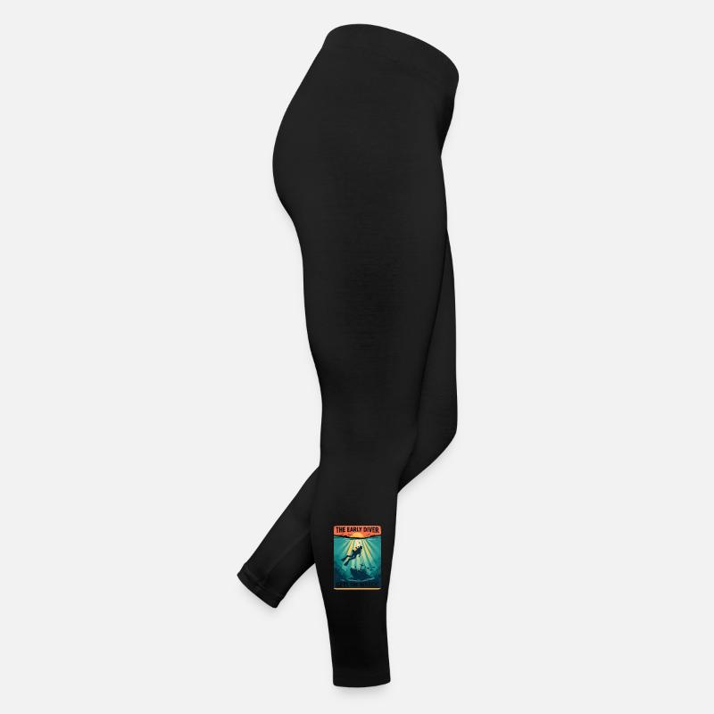 Un plongeur précoce découvre une épave | Plongée Legging en jersey Femme