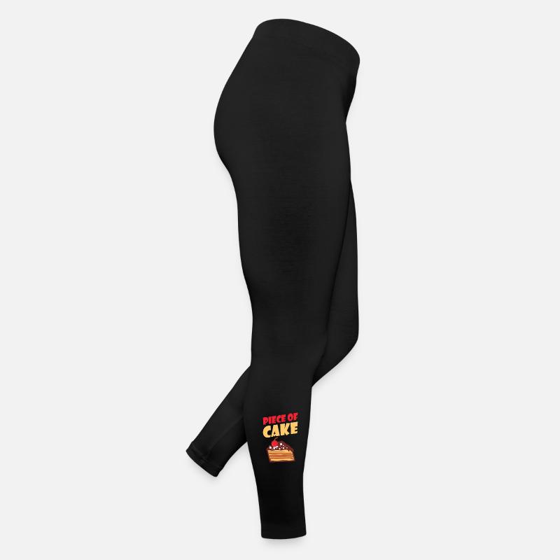 Piece of Cake Slice-Grafik Frauen Jersey Leggings