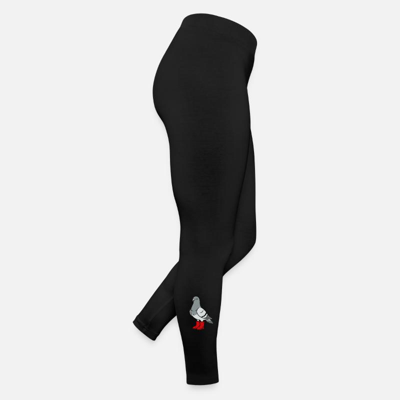 Dove in red boots Women’s Jersey Leggings