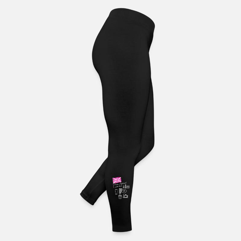 EXANGLIA (Pink + White) Women’s Jersey Leggings