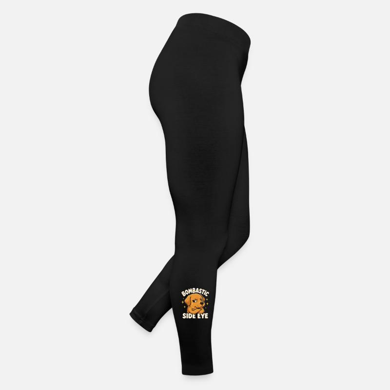 Bombastischer Seitenblick Hund Frauen Jersey Leggings