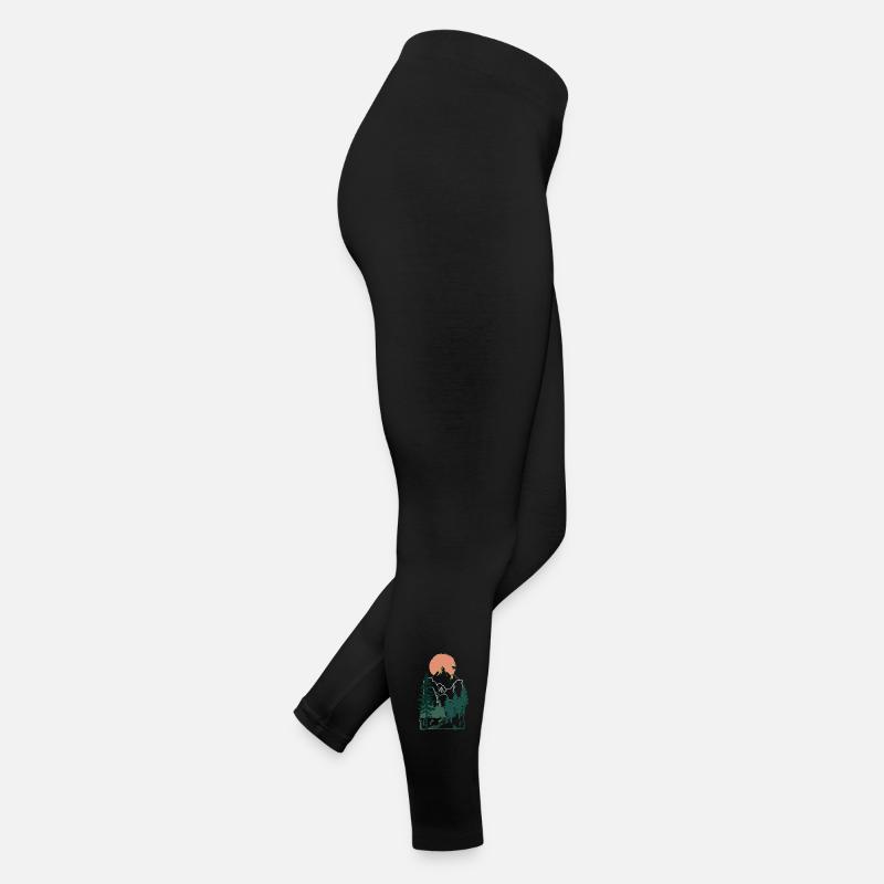 Natur Wald Berg Baum Geschenkidee Frauen Jersey Leggings
