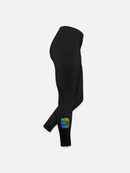 Mallorca Party Bande Bunt - Frauen Jersey Leggings - Schwarz - Rechts