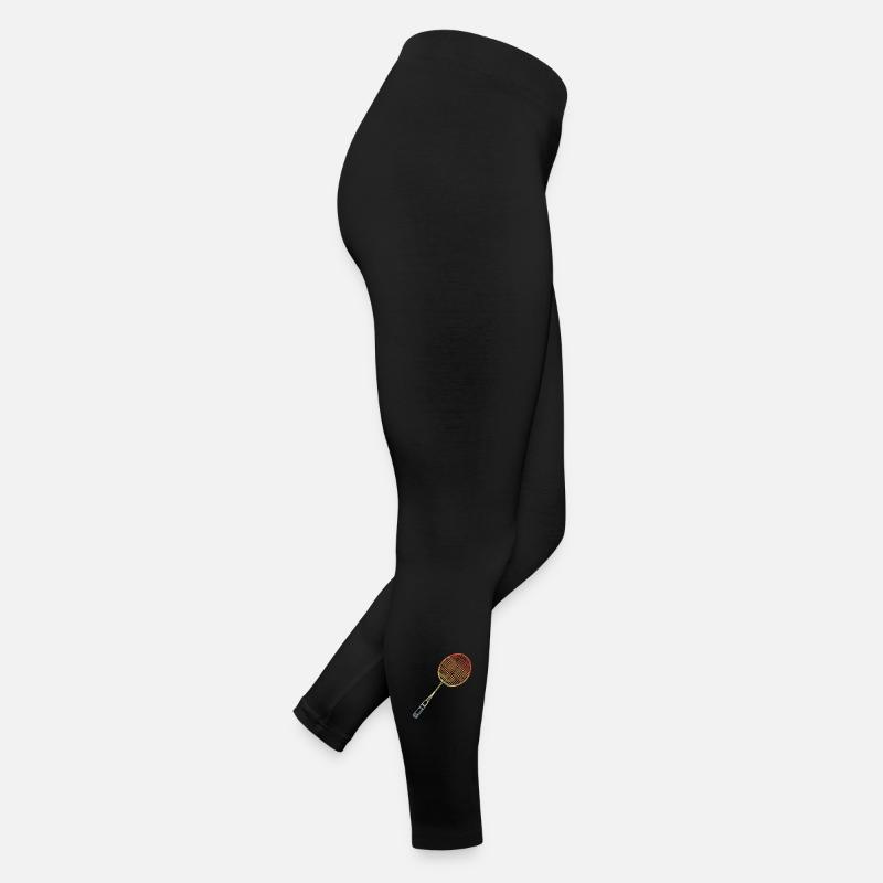 Badminton Racket Sketch Women’s Jersey Leggings