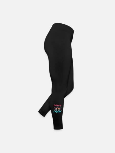 Teneriffa Party Crew - Frauen Jersey Leggings - Schwarz - Rechts