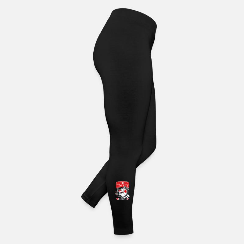 Austria Soccer Fan No Plans During Kickoff Frauen Jersey Leggings