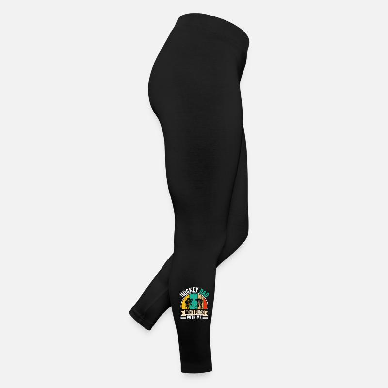 Père du hockey sur glace : Ne joue pas avec moi Legging en jersey Femme