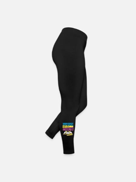 Dieses Mädchen Ist Jetzt Studentin Studium - Frauen Jersey Leggings - Schwarz - Rechts