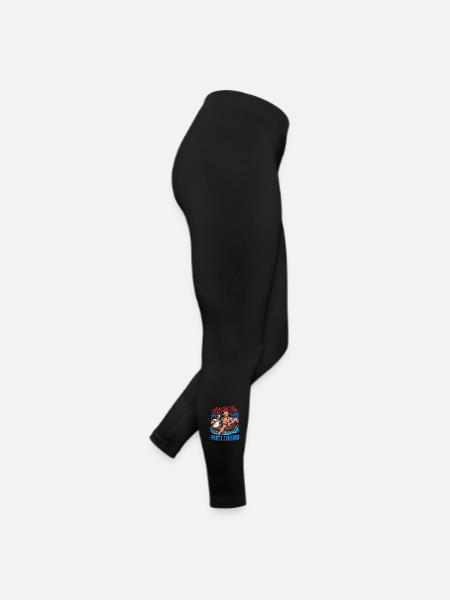 Let's found this party! Thomas Jefferson - Women’s Jersey Leggings - black - Right