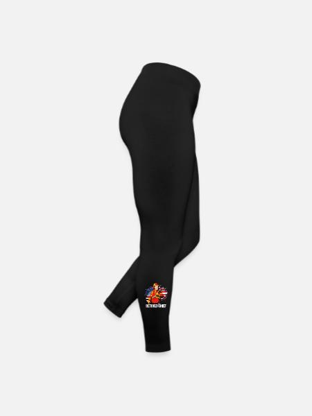 Firefighter Children's Birthday Party - Women’s Jersey Leggings - black - Right