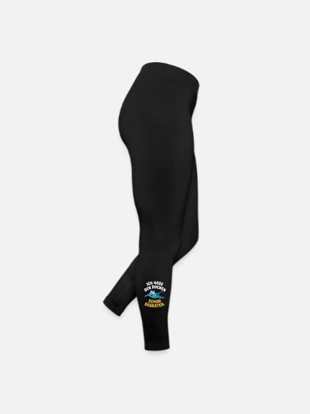 Rochen Schon Gebraten Stachelrochen Manta Rochen - Frauen Jersey Leggings - Schwarz - Rechts