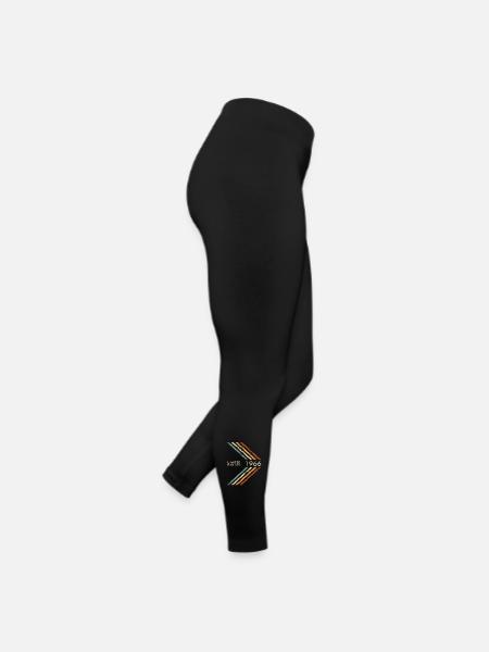 1966 Limited Edition Geburtstag Herren Damen Retro - Frauen Jersey Leggings - Schwarz - Rechts