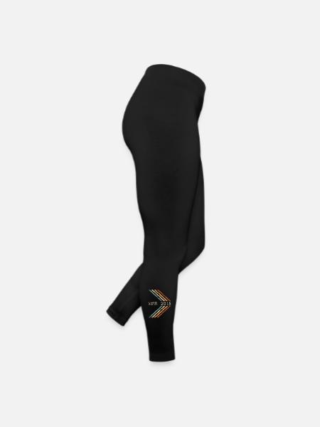 2011 Limited Edition Geburtstag Mädchen und Jungen - Frauen Jersey Leggings - Schwarz - Rechts