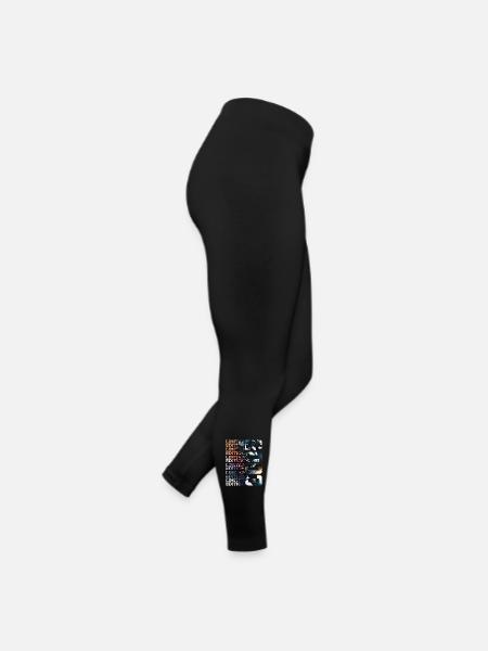WELTRAUM 23 JAHRE 2003 ASTRONAUT 23. GEBURTSTAG - Frauen Jersey Leggings - Schwarz - Rechts