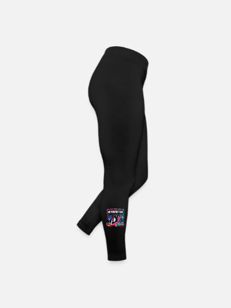 Gamer Gaming Cat Video Game - Frauen Jersey Leggings - Schwarz - Rechts