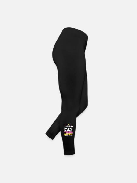 Sternzeichen Jungfrau - Frauen Jersey Leggings - Schwarz - Rechts