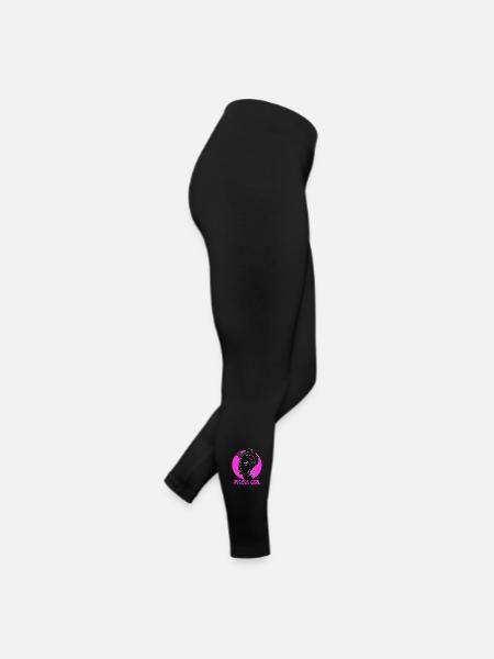 Sternzeichen Fische - Frauen Jersey Leggings - Schwarz - Rechts