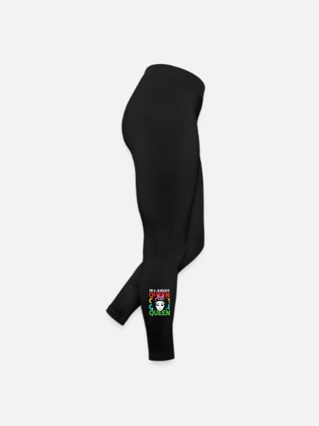 Sternzeichen Wassermann - Frauen Jersey Leggings - Schwarz - Rechts