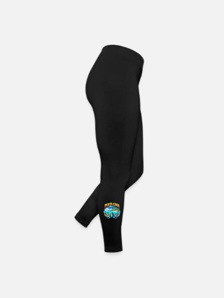Punta Cana Tauchen Schnorcheln Karibik Urlaub - Frauen Jersey Leggings - Schwarz - Rechts