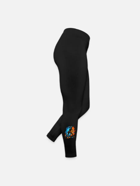 Hockey Floorball Damen Mädchen Kinder Feldhockey - Frauen Jersey Leggings - Schwarz - Rechts