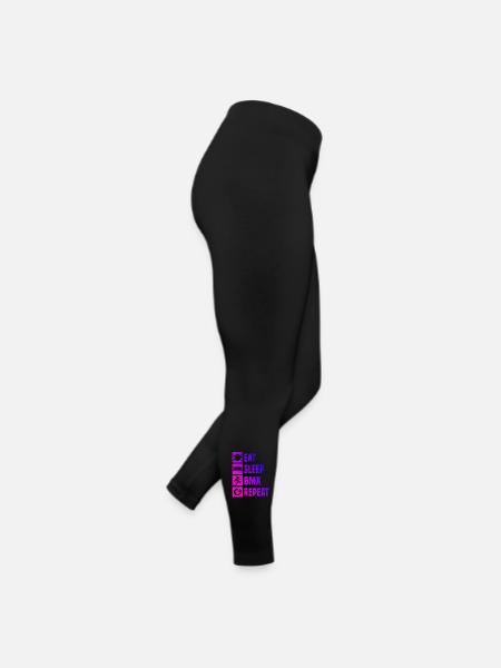 BMX-Fahren Geschenkidee für die Freestyle-Fahrerin - Frauen Jersey Leggings - Schwarz - Rechts