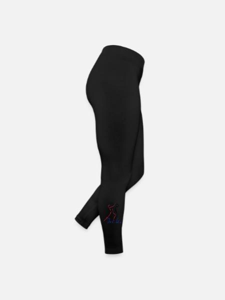Tango Dos en Uno - Frauen Jersey Leggings - Schwarz - Rechts
