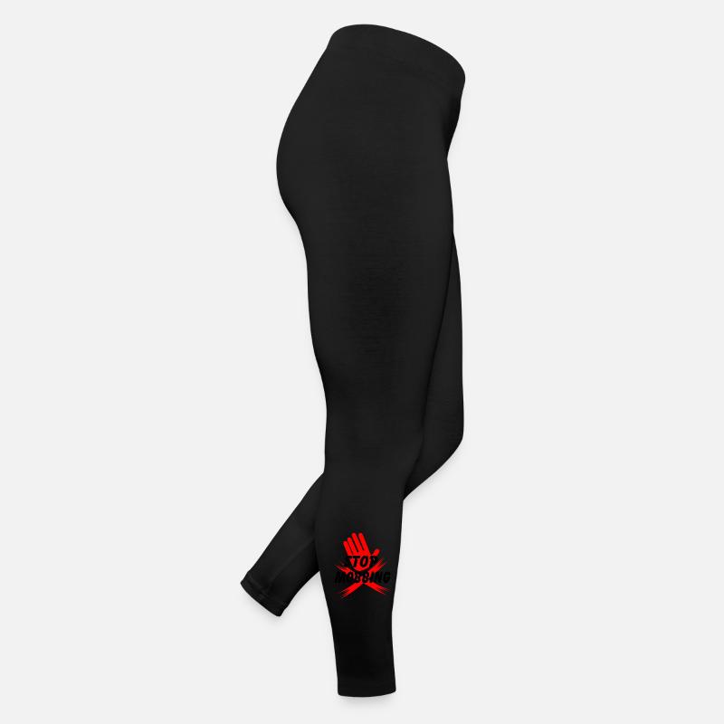 Arrêtez de harceler la main - Legging en jersey Femme - noir
