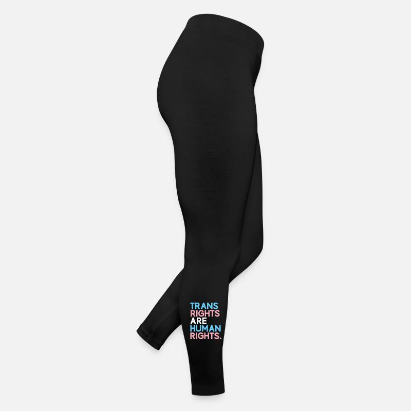 Pride Month LGBT - Trans Rights Are Human Rights Women’s Jersey Leggings