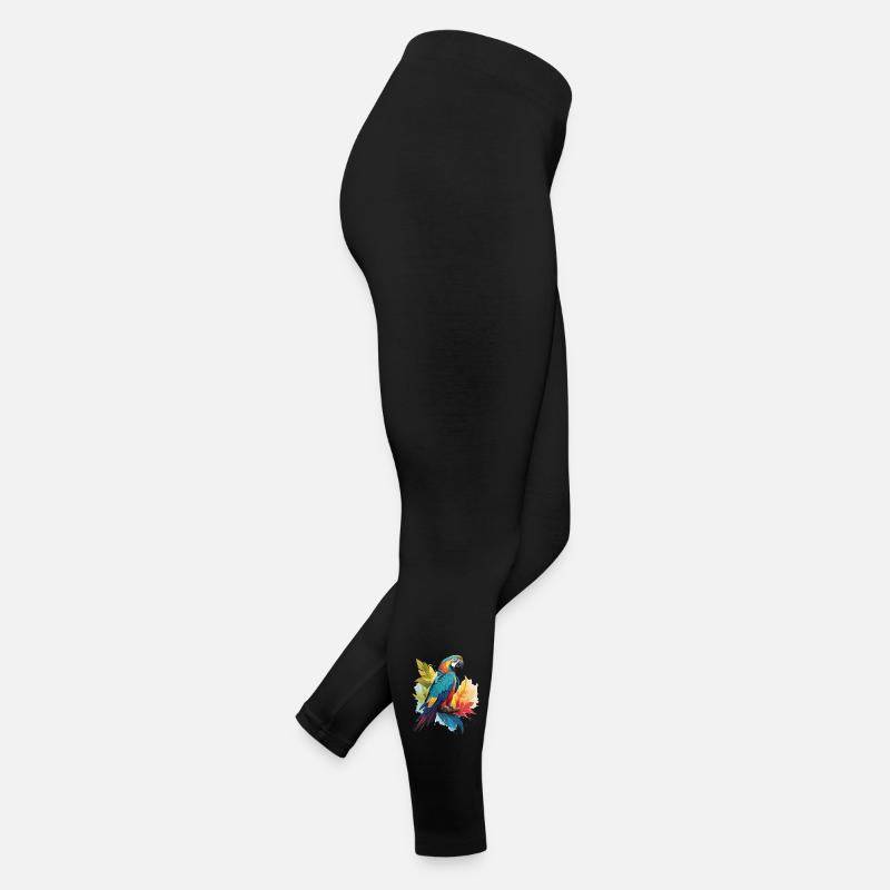 Bunter Papagei Frauen Jersey Leggings