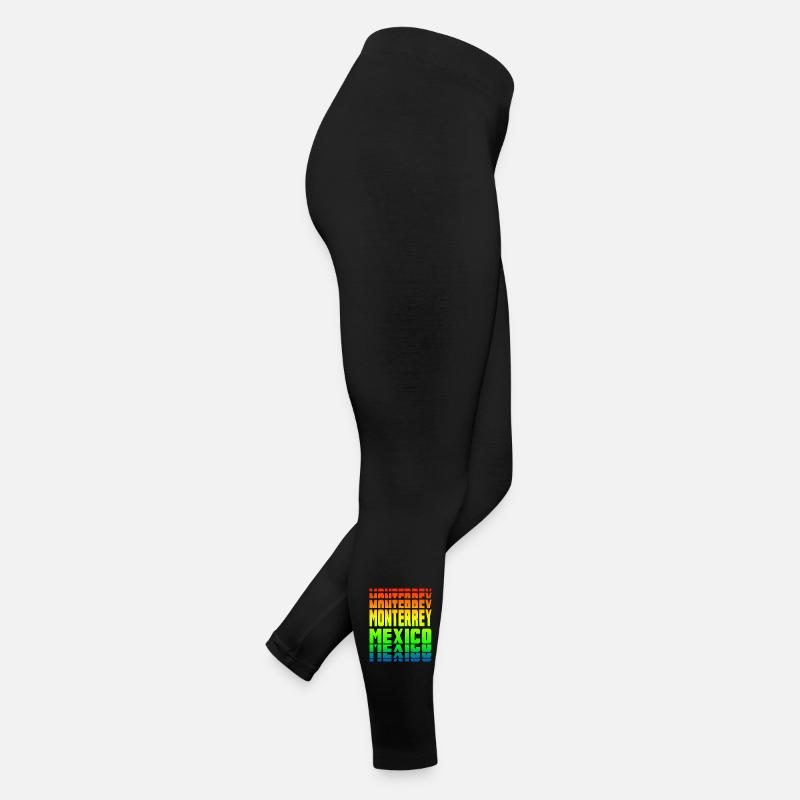 Monterrey Mexico rainbow design Women’s Jersey Leggings