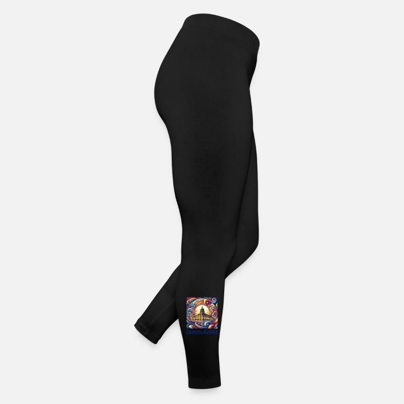 Guadalajara Mexico abstract design Women’s Jersey Leggings